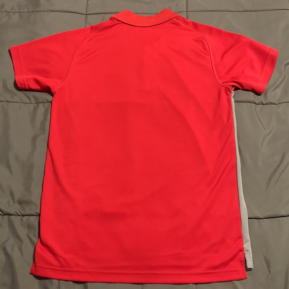 Reebok Red / Gray Polo Shirt Men’s Small - Picture 4 of 5